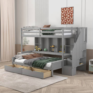 Wayfair bunk beds twin deals over full